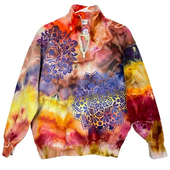 Aritzia TNA Sweatfleece Women Size Small Cozy Fleece Mega Fit 1/4 Zip Sweatshirt - Picture 1 of 12